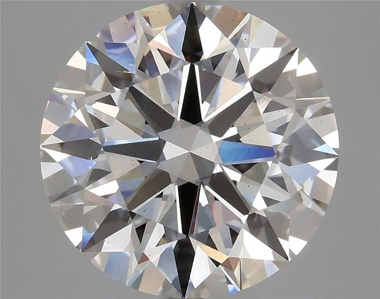 4.06ct G SI1 Rare Carat Ideal Cut Round Lab Grown Diamond