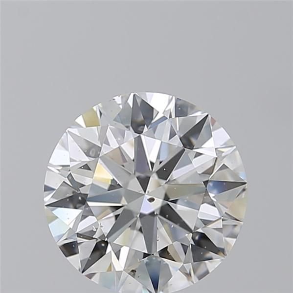 3.51ct E SI2 Rare Carat Ideal Cut Round Diamond