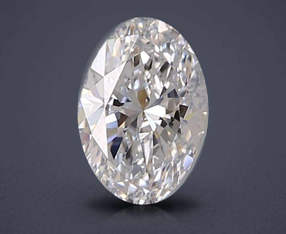 0.59 Carat Oval Lab Diamond