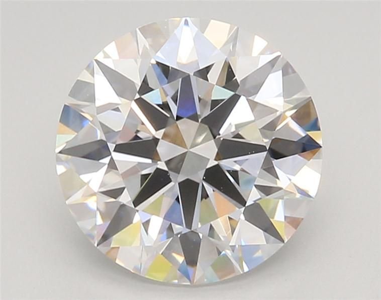 3.46ct E VVS2 Rare Carat Ideal Cut Round Lab Grown Diamond