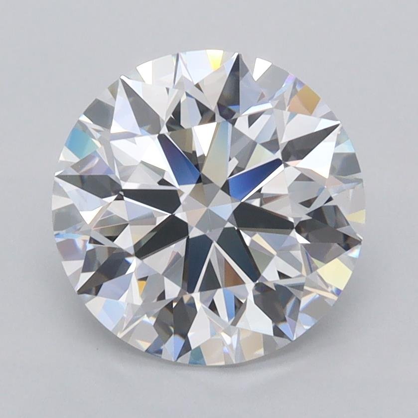 2.53ct E FL Rare Carat Ideal Cut Round Lab Grown Diamond