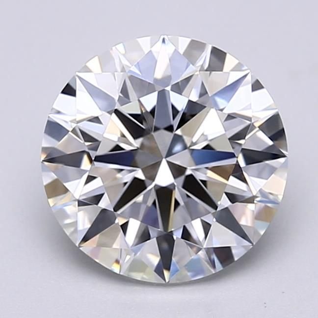 2.14ct E VVS2 Rare Carat Ideal Cut Round Lab Grown Diamond