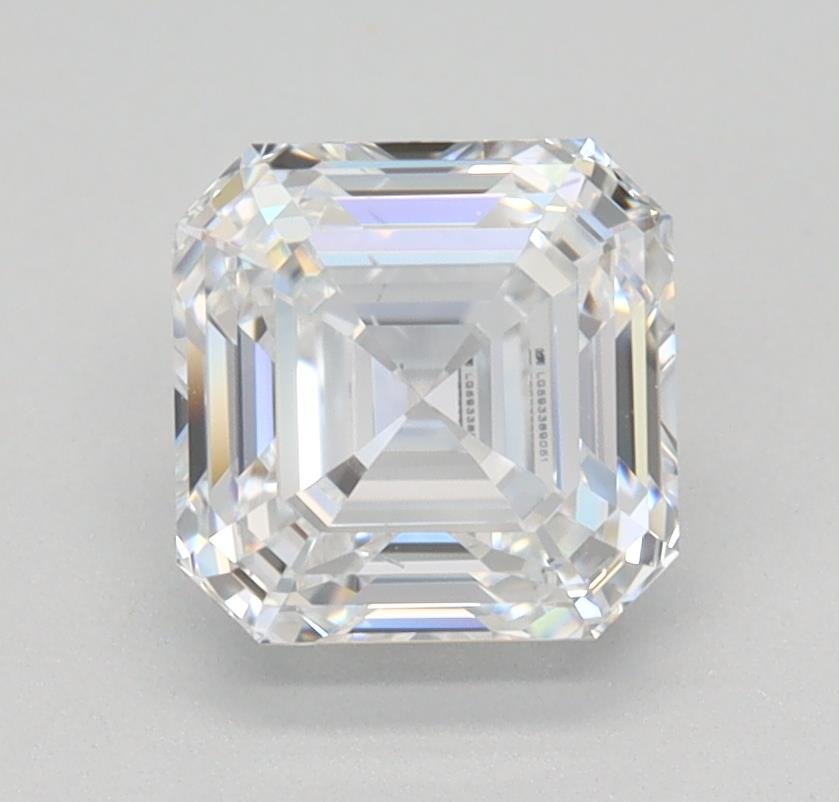 1.11ct D VS2 Rare Carat Ideal Cut Asscher Lab Grown Diamond