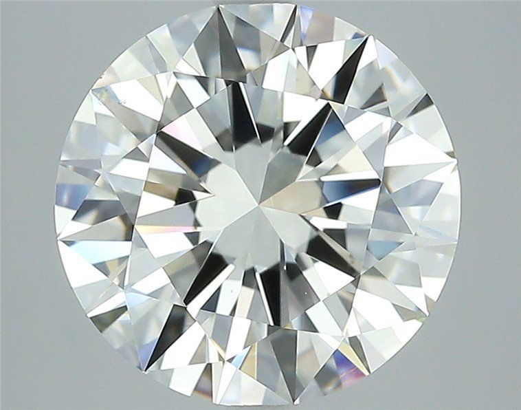 4.56ct J VS2 Rare Carat Ideal Cut Round Diamond