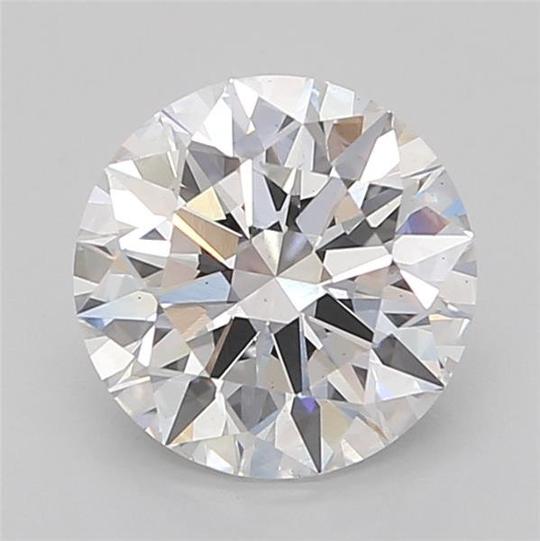2.54ct E VS2 Rare Carat Ideal Cut Round Lab Grown Diamond
