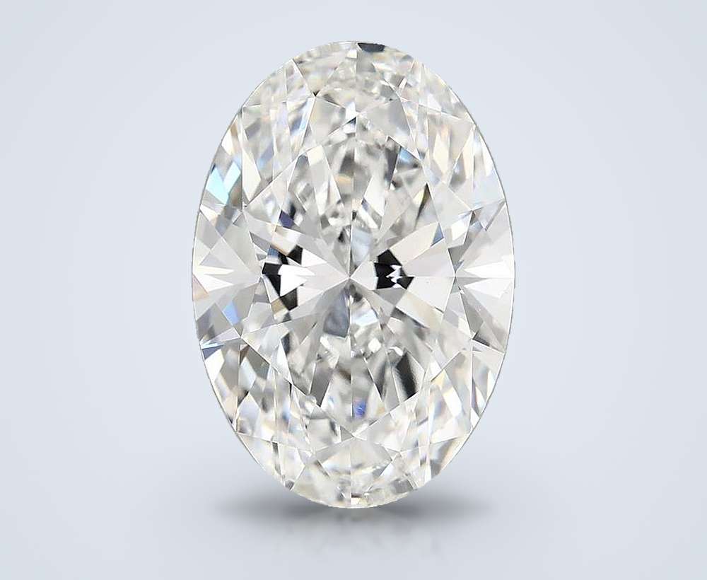 6.10 Carat Oval Lab Diamond