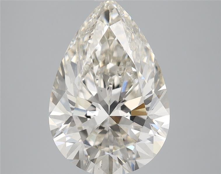 2.79ct H VS1 Rare Carat Ideal Cut Pear Lab Grown Diamond