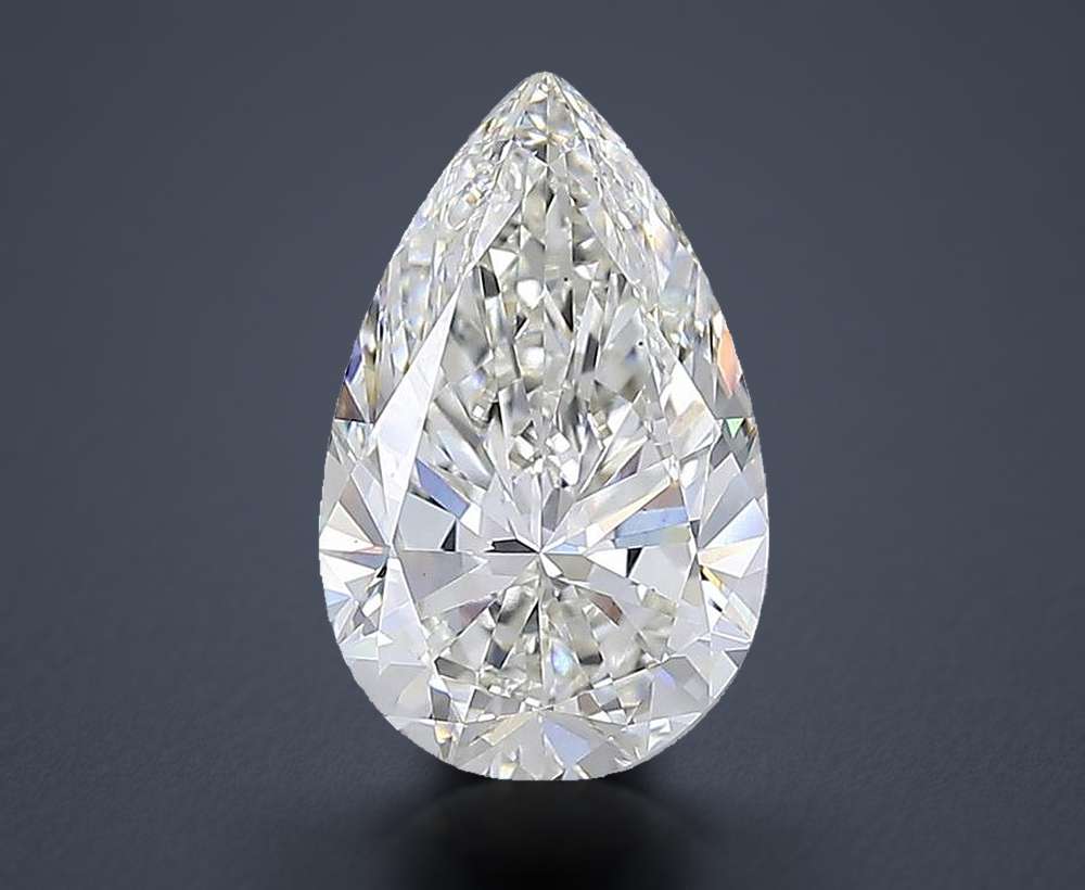 12.84 Carat Pear Lab Diamond