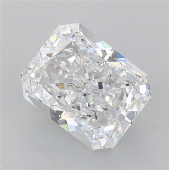 1.33ct D VVS2 Rare Carat Ideal Cut Radiant Lab Grown Diamond