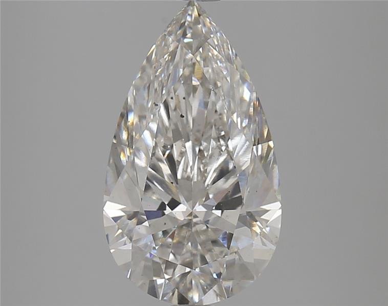 3.61ct H VS2 Rare Carat Ideal Cut Pear Lab Grown Diamond