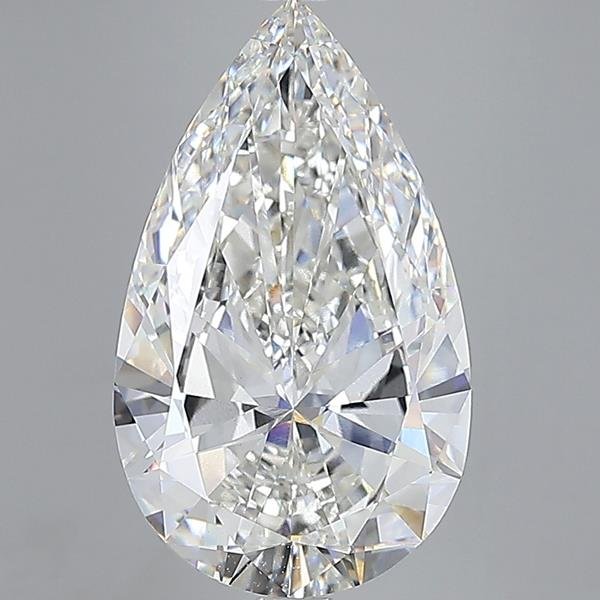 15.05ct F VVS2 Very Good Cut Pear Lab Grown Diamond