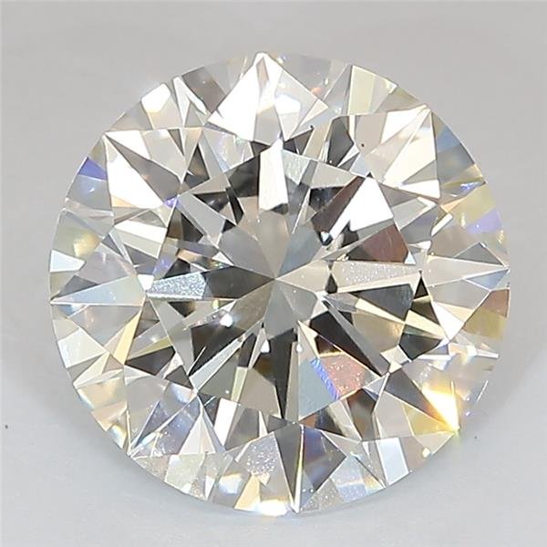 3.09ct J VS2 Excellent Cut Round Lab Grown Diamond