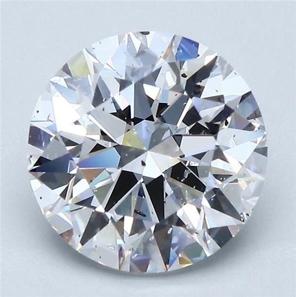 3.35ct D SI2 Excellent Cut Round Diamond