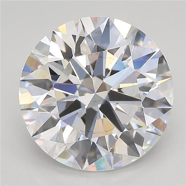 5.03ct D SI1 Rare Carat Ideal Cut Round Lab Grown Diamond