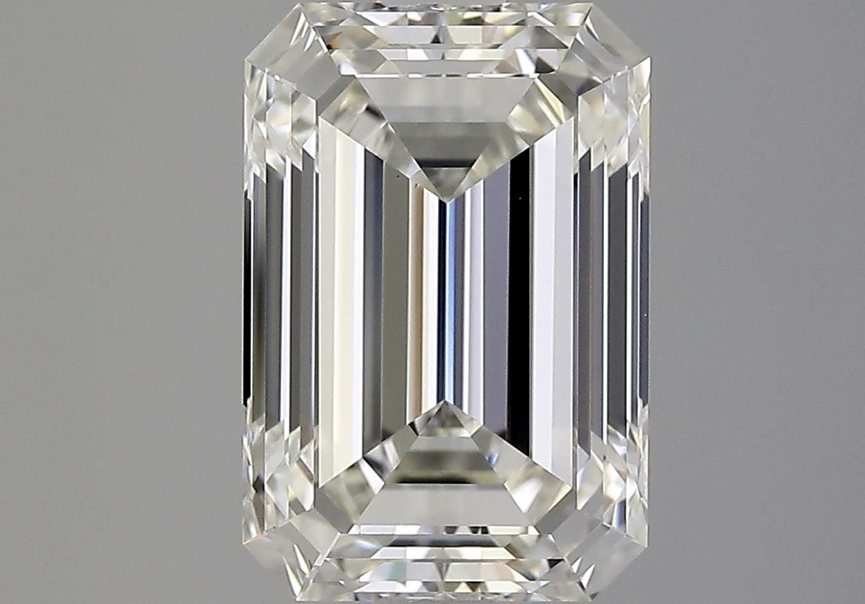 5.16ct I VS1 Rare Carat Ideal Cut Emerald Diamond