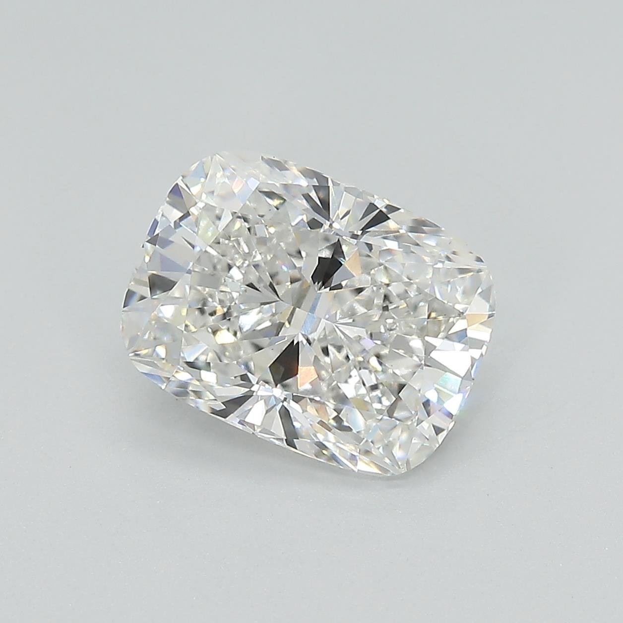 3.13ct F VS1 Rare Carat Ideal Cut Cushion Lab Grown Diamond