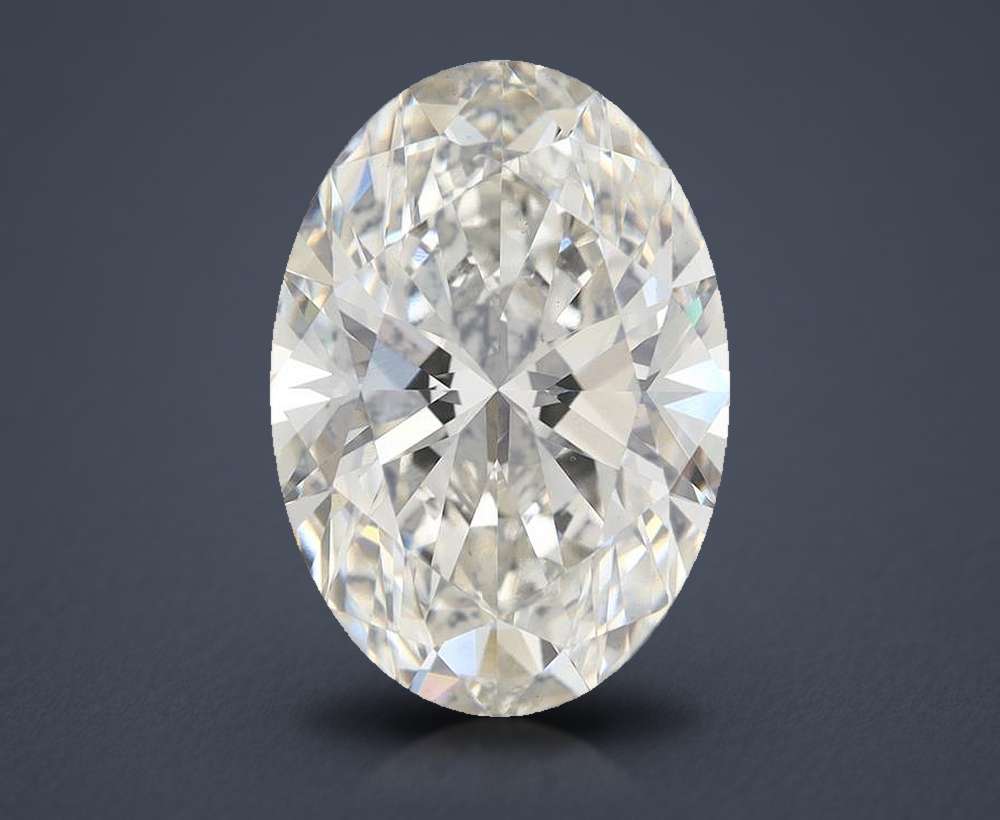 7.40 Carat Oval Lab Diamond