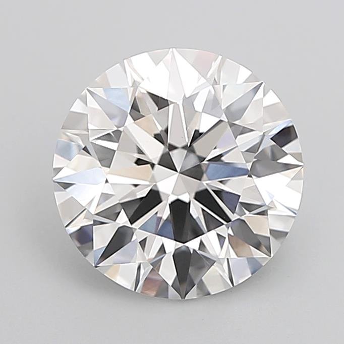 3.03ct F VVS2 Rare Carat Ideal Cut Round Lab Grown Diamond