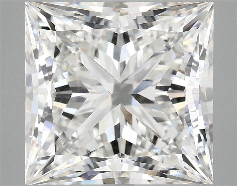 8.09ct E VVS2 Rare Carat Ideal Cut Princess Lab Grown Diamond