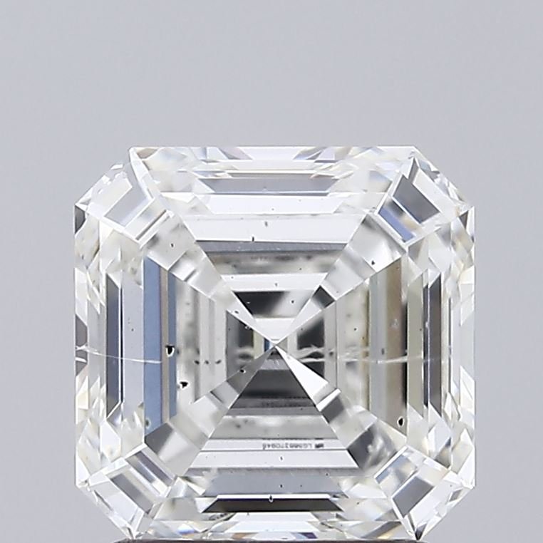 1.68ct G SI2 Rare Carat Ideal Cut Asscher Lab Grown Diamond