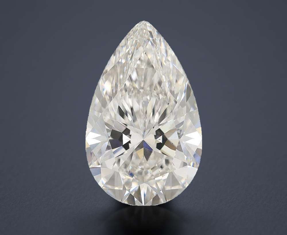 7.12 Carat Pear Lab Diamond