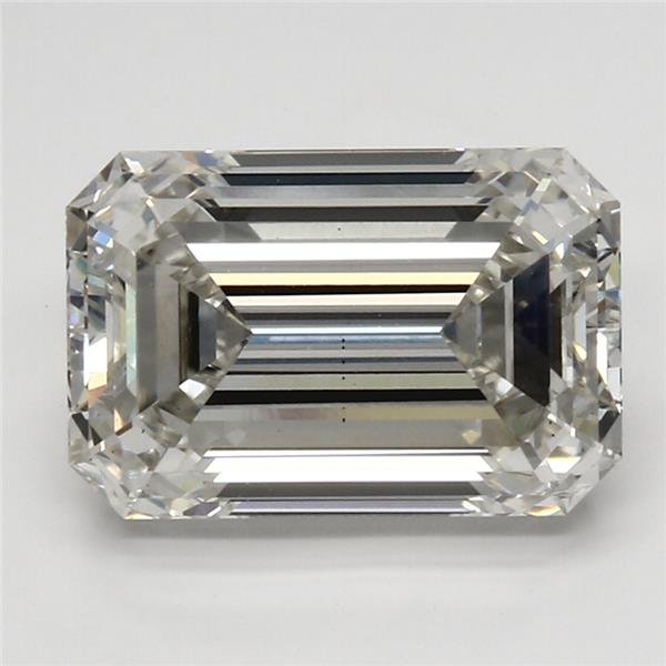 4.22ct H VS2 Excellent Cut Emerald Lab Grown Diamond