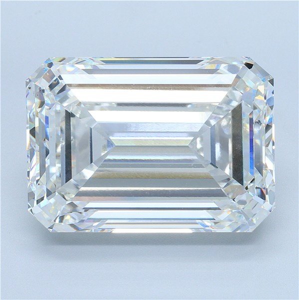 19.08ct F VVS2 Rare Carat Ideal Cut Emerald Lab Grown Diamond