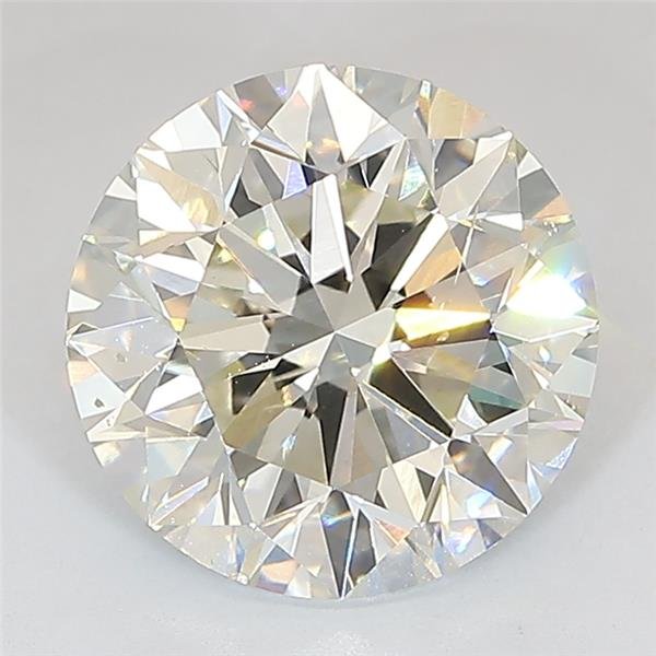 3.00ct J SI1 Very Good Cut Round Lab Grown Diamond
