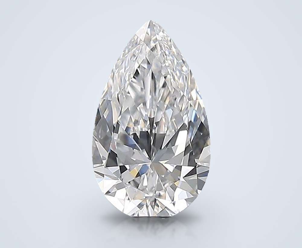 0.60 Carat Pear Natural Diamond