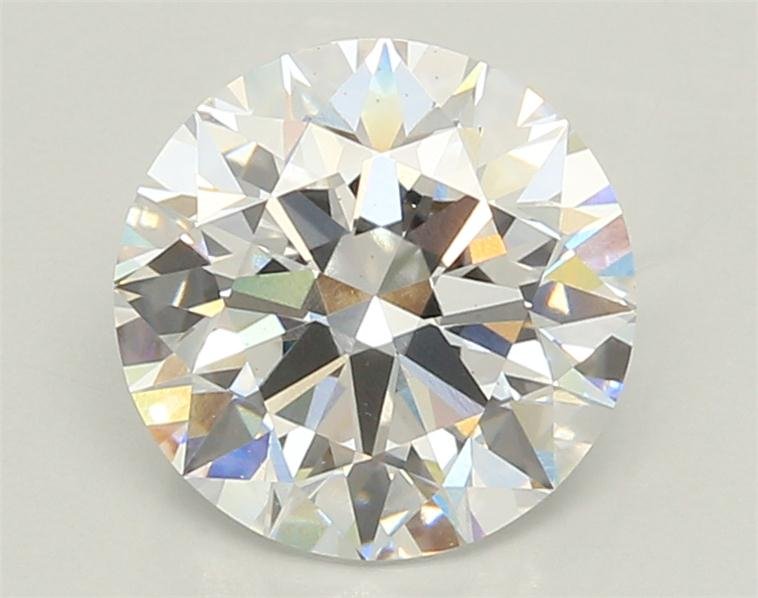 2.59ct D VS2 Rare Carat Ideal Cut Round Lab Grown Diamond