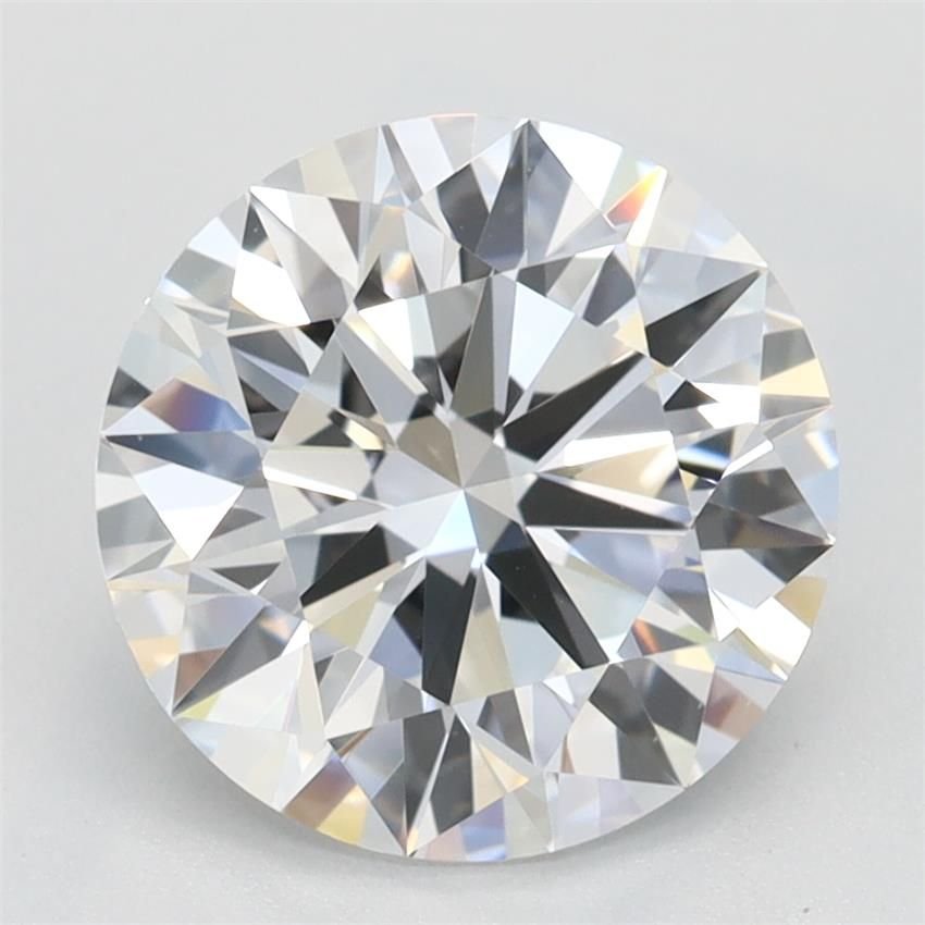 2.45ct D VVS1 Rare Carat Ideal Cut Round Lab Grown Diamond