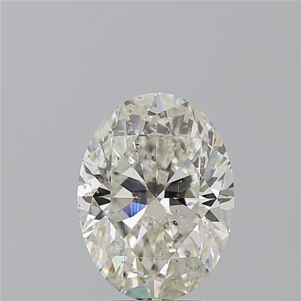 3.55ct J SI2 Very Good Cut Oval Diamond