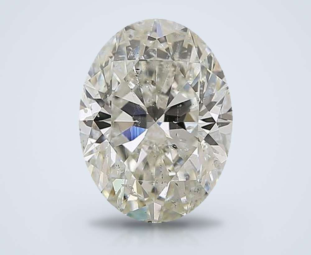 3.55 Carat Oval Natural Diamond