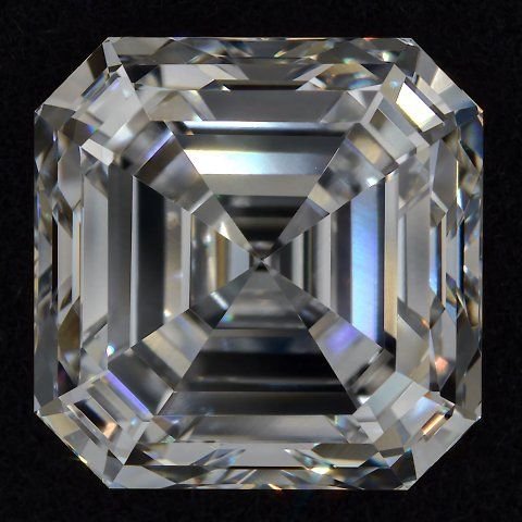 3.04ct E VVS2 Rare Carat Ideal Cut Asscher Lab Grown Diamond