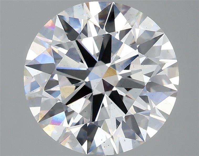 3.44ct F SI1 Rare Carat Ideal Cut Round Lab Grown Diamond