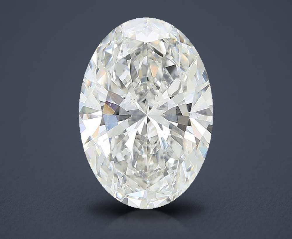 7.40 Carat Oval Lab Diamond