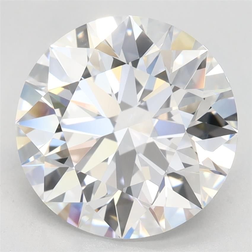 3.77ct D VVS1 Rare Carat Ideal Cut Round Lab Grown Diamond