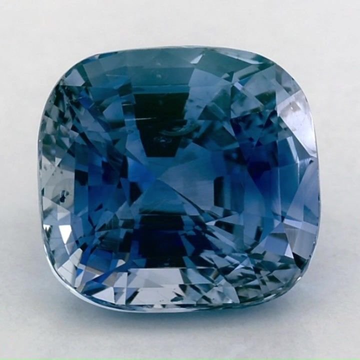 6.00 Carat Blue Cushion Sapphire