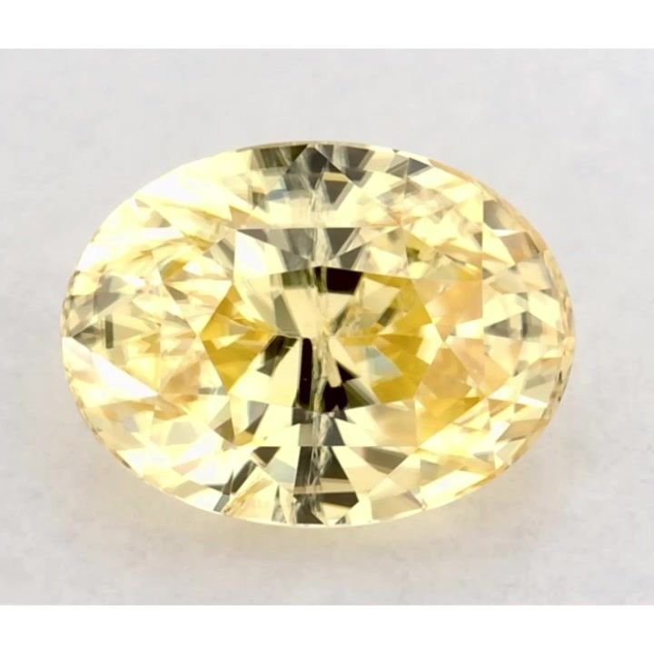 2.95 Carat Yellow Oval Sapphire
