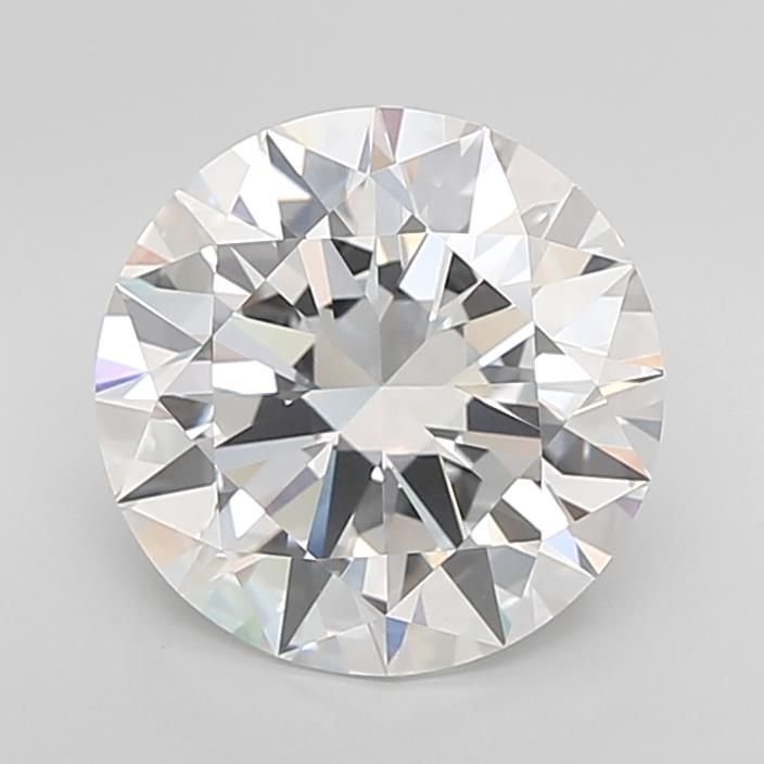 5.01ct F VVS2 Excellent Cut Round Lab Grown Diamond