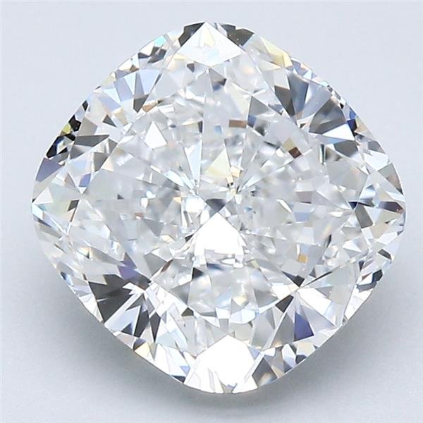 3.51ct E SI1 Rare Carat Ideal Cut Cushion Diamond