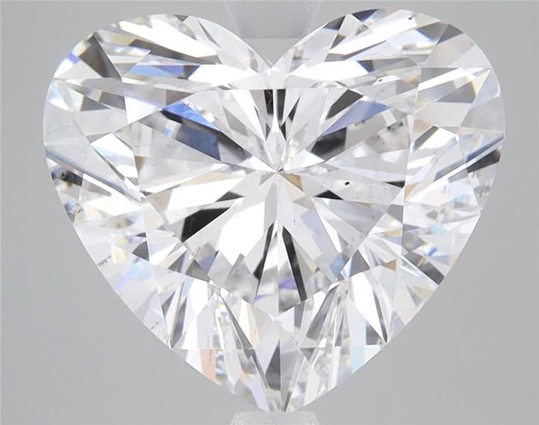 5.28ct E SI1 Rare Carat Ideal Cut Heart Lab Grown Diamond