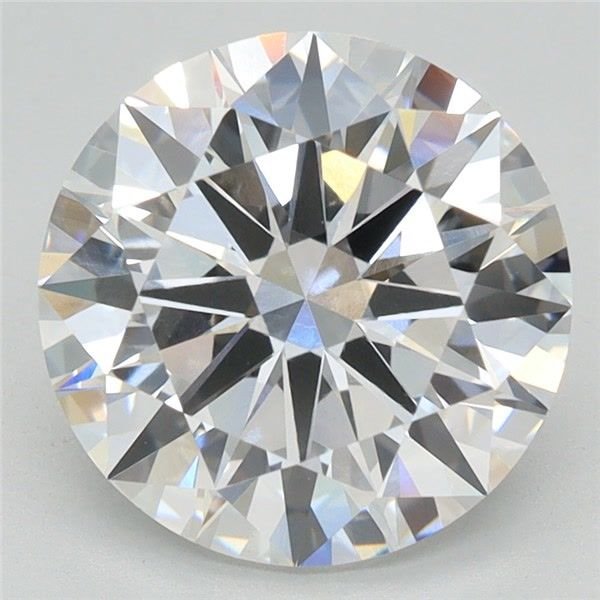 2.97ct E VVS2 Rare Carat Ideal Cut Round Lab Grown Diamond