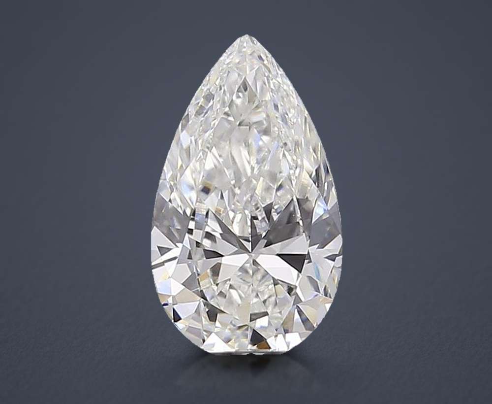 0.61 Carat Pear Lab Diamond