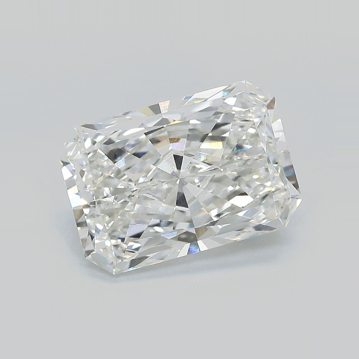 5.08ct F VS1 Rare Carat Ideal Cut Radiant Lab Grown Diamond