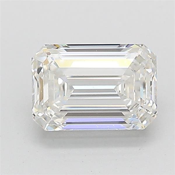 1.00ct F VVS2 Rare Carat Ideal Cut Emerald Lab Grown Diamond