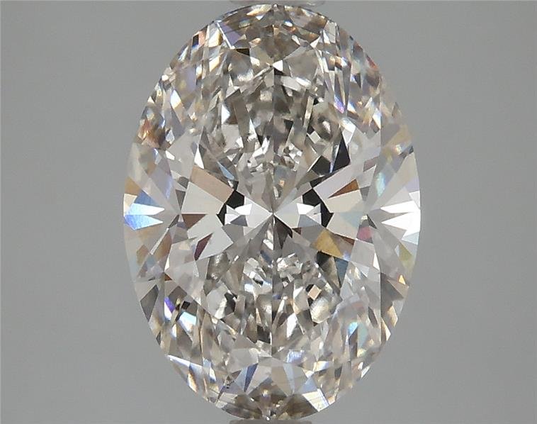 2.86ct H VS2 Rare Carat Ideal Cut Oval Lab Grown Diamond