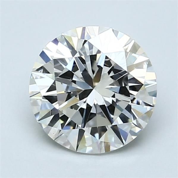 1.70ct H IF Rare Carat Ideal Cut Round Diamond