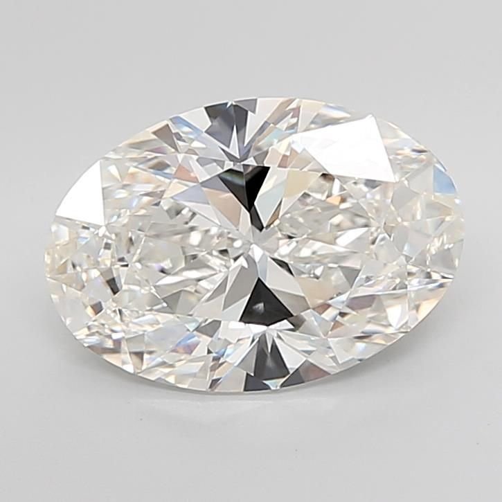 6.10ct G VVS2 Rare Carat Ideal Cut Oval Lab Grown Diamond