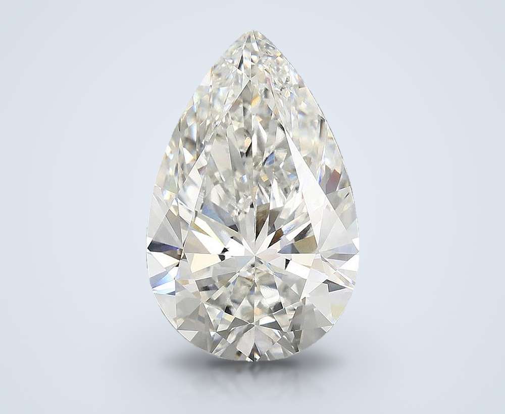 6.65 Carat Pear Lab Diamond
